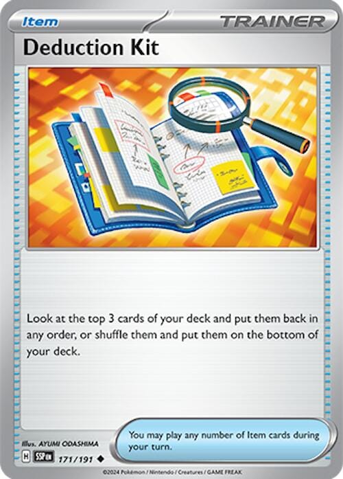 Deduction Kit (171/191) [Scarlet & Violet: Surging Sparks] Pokemon Single Pokémon  | Multizone: Comics And Games