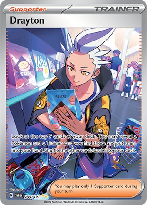 Drayton (244/191) [Scarlet & Violet: Surging Sparks] Pokemon Single Pokémon  | Multizone: Comics And Games