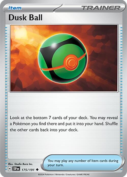 Dusk Ball (175/191) [Scarlet & Violet: Surging Sparks] Pokemon Single Pokémon  | Multizone: Comics And Games