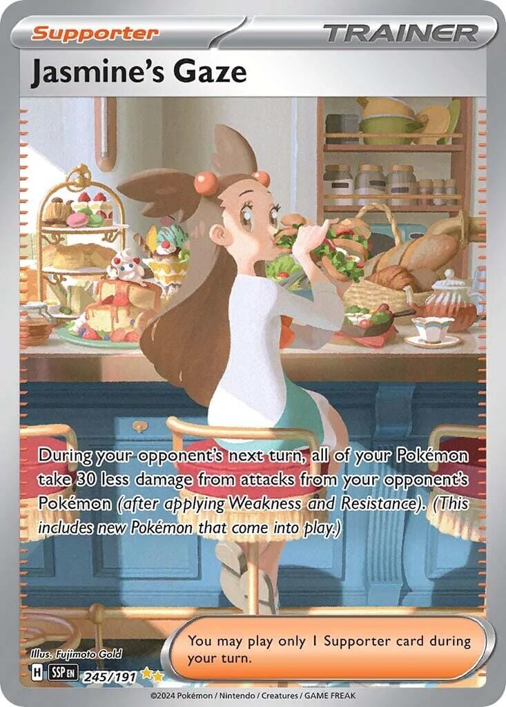 Jasmine's Gaze (245/191) [Scarlet & Violet: Surging Sparks] Pokemon Single Pokémon  | Multizone: Comics And Games