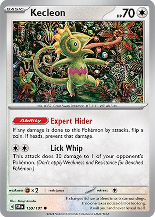 Kecleon (150/191) [Scarlet & Violet: Surging Sparks] Pokemon Single Pokémon  | Multizone: Comics And Games