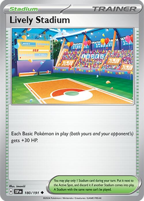 Lively Stadium (180/191) [Scarlet & Violet: Surging Sparks] Pokemon Single Pokémon  | Multizone: Comics And Games