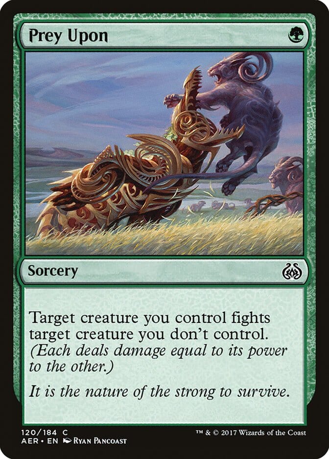 Prey Upon [Aether Revolt] MTG Single Magic: The Gathering  | Multizone: Comics And Games