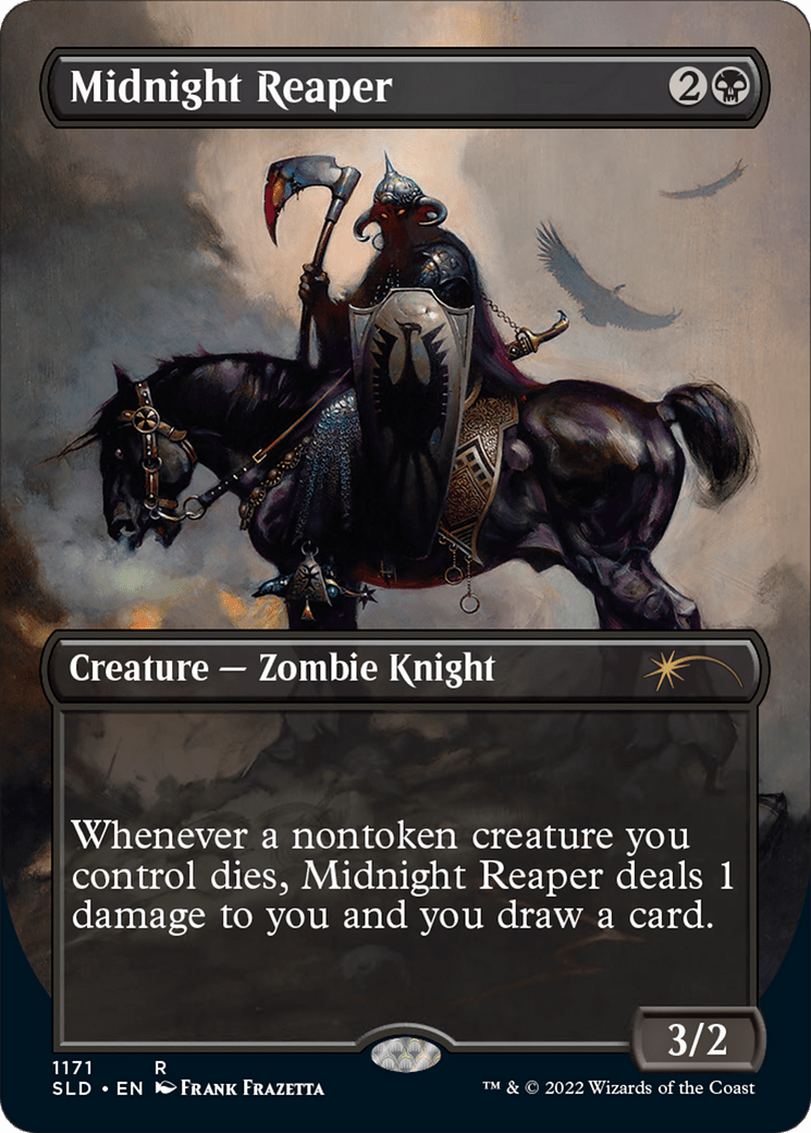 Midnight Reaper (Borderless) [Secret Lair Drop Series] MTG Single Magic: The Gathering  | Multizone: Comics And Games