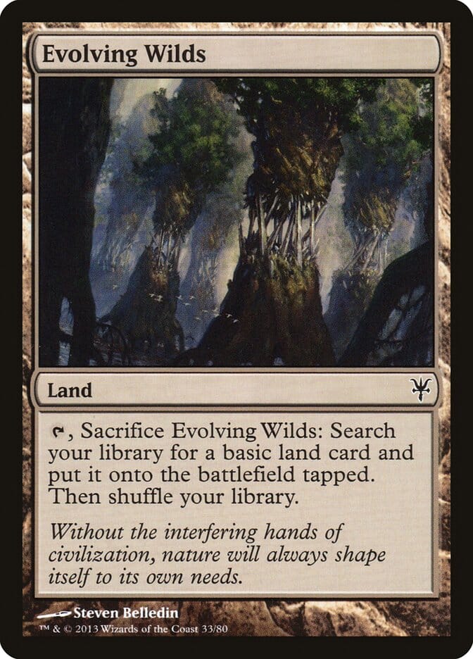 Evolving Wilds [Duel Decks: Sorin vs. Tibalt] MTG Single Magic: The Gathering  | Multizone: Comics And Games