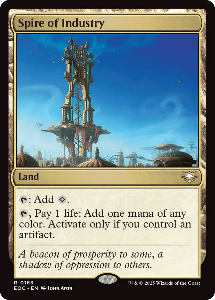 Spire of Industry [Edge of Eternities Commander] MTG Single Magic: The Gathering  | Multizone: Comics And Games