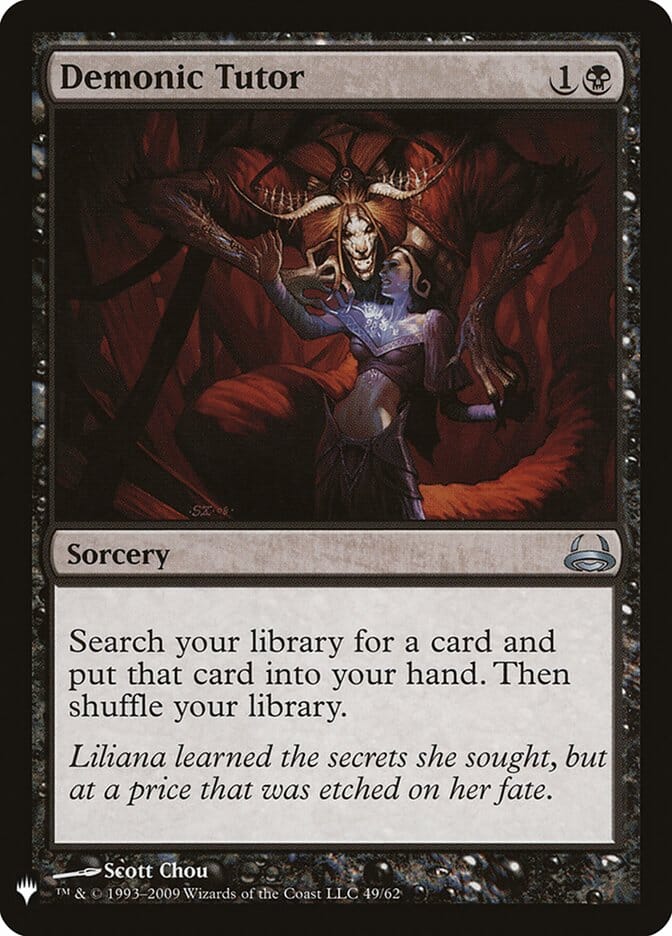 Demonic Tutor [Mystery Booster] MTG Single Magic: The Gathering  | Multizone: Comics And Games