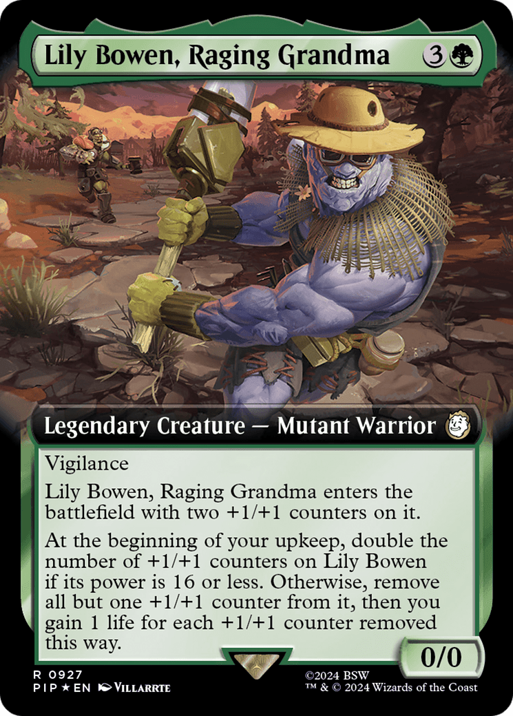 Lily Bowen, Raging Grandma (Extended Art) (Surge Foil) [Fallout] MTG Single Magic: The Gathering  | Multizone: Comics And Games
