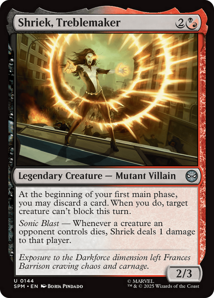 Shriek, Treblemaker [Marvel's Spider-Man] MTG Single Magic: The Gathering  | Multizone: Comics And Games