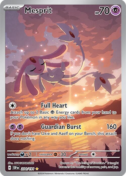 Mesprit (204/191) [Scarlet & Violet: Surging Sparks] Pokemon Single Pokémon  | Multizone: Comics And Games