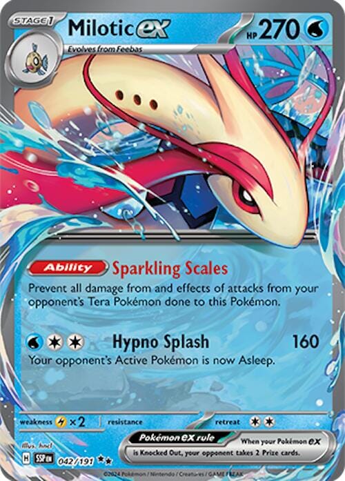 Milotic ex (042/191) [Scarlet & Violet: Surging Sparks] Pokemon Single Pokémon  | Multizone: Comics And Games