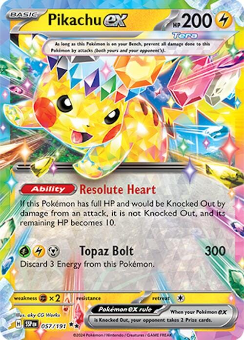 Pikachu ex (057/191) [Scarlet & Violet: Surging Sparks] Pokemon Single Pokémon  | Multizone: Comics And Games