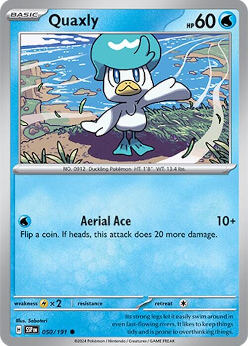 Quaxly (050/191) [Scarlet & Violet: Surging Sparks] Pokemon Single Pokémon  | Multizone: Comics And Games