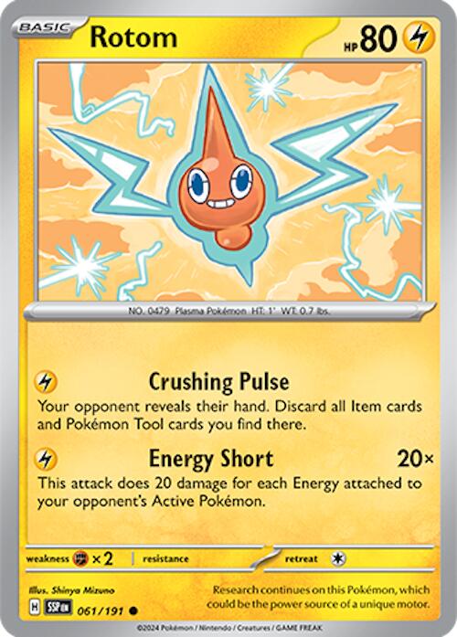 Rotom (061/191) [Scarlet & Violet: Surging Sparks] | Multizone: Comics And Games