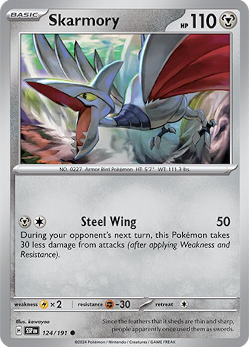 Skarmory (124/191) [Scarlet & Violet: Surging Sparks] | Multizone: Comics And Games