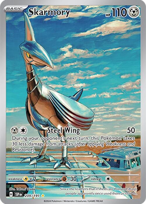 Skarmory (209/191) [Scarlet & Violet: Surging Sparks] Pokemon Single Pokémon  | Multizone: Comics And Games