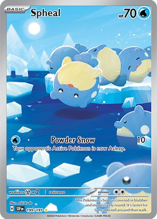 Spheal (199/191) [Scarlet & Violet: Surging Sparks] Pokemon Single Pokémon  | Multizone: Comics And Games