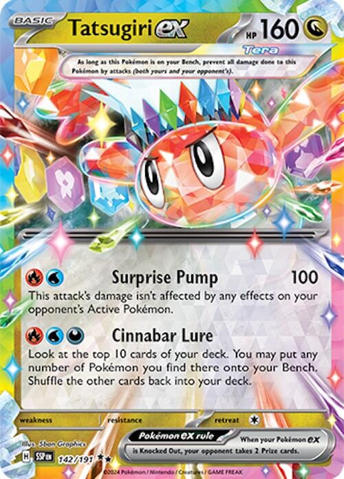 Tatsugiri ex (142/191) [Scarlet & Violet: Surging Sparks] Pokemon Single Pokémon  | Multizone: Comics And Games