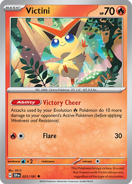 Victini (021/191) [Scarlet & Violet: Surging Sparks] | Multizone: Comics And Games