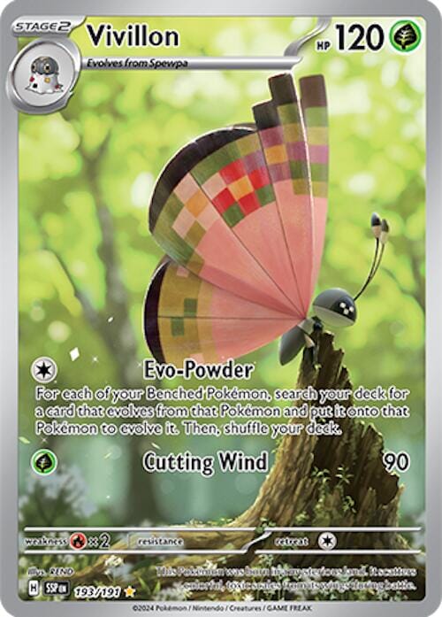 Vivillon (193/191) [Scarlet & Violet: Surging Sparks] Pokemon Single Pokémon  | Multizone: Comics And Games