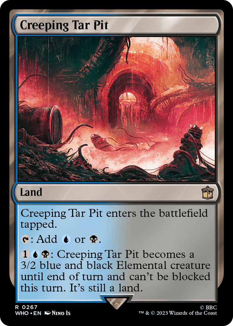 Creeping Tar Pit [Doctor Who] MTG Single Magic: The Gathering  | Multizone: Comics And Games