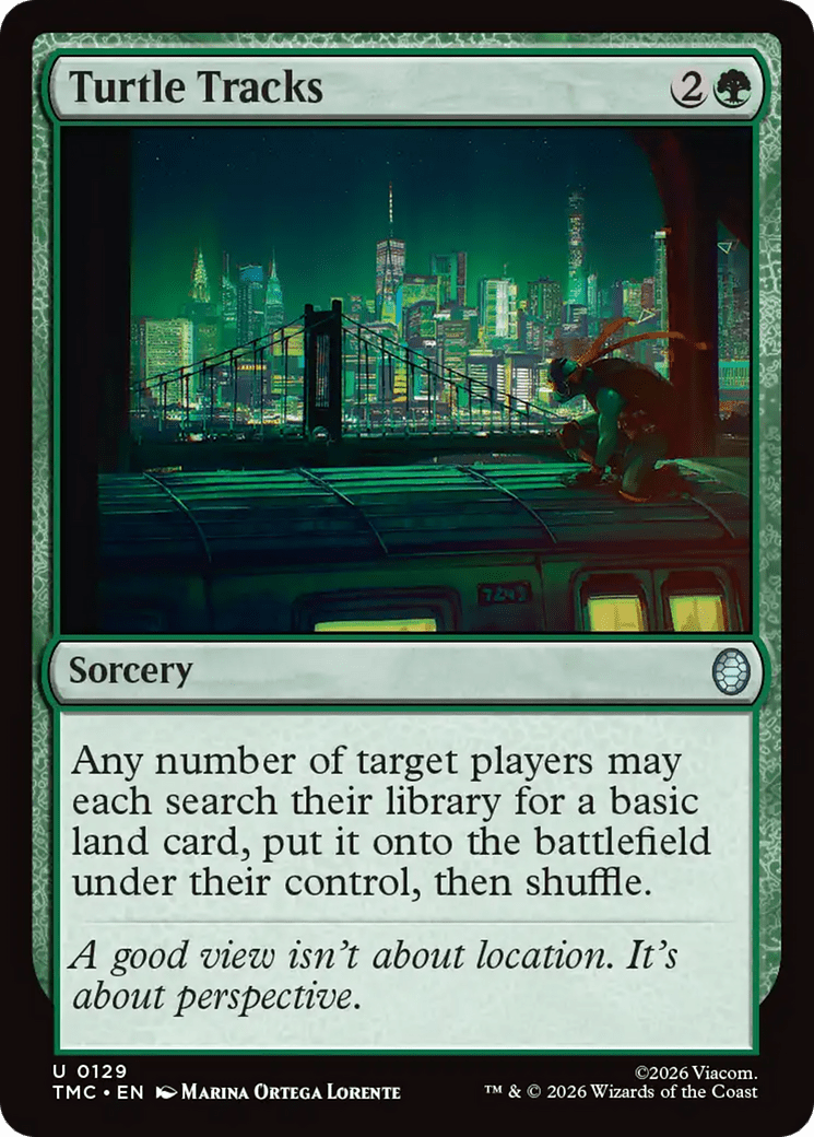 Turtle Tracks [Teenage Mutant Ninja Turtles Commander] MTG Single Magic: The Gathering  | Multizone: Comics And Games