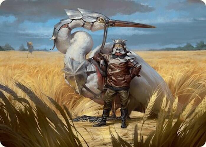 Skyknight Squire Art Card (4/54) [Foundations Art Series] MTG Single Magic: The Gathering  | Multizone: Comics And Games