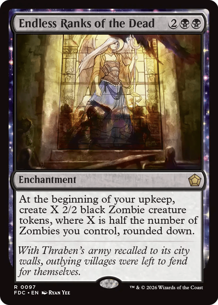 Endless Ranks of the Dead [Foundations Commander] MTG Single Magic: The Gathering  | Multizone: Comics And Games