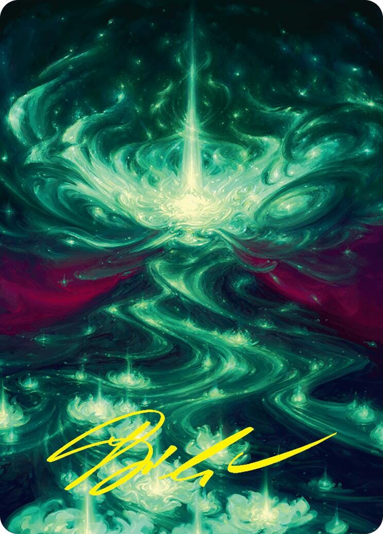 Genesis Wave Art Card (54/54) (Gold-Stamped Signature) [Foundations Art Series] MTG Single Magic: The Gathering  | Multizone: Comics And Games