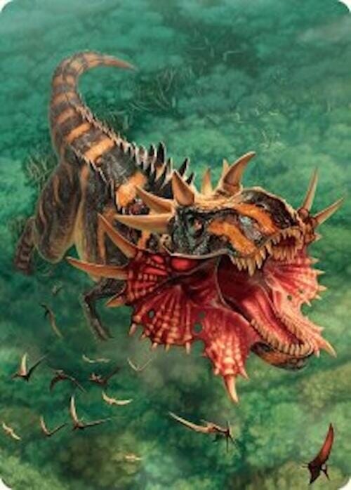 Gigantosaurus Art Card (53/54) [Foundations Art Series] MTG Single Magic: The Gathering  | Multizone: Comics And Games