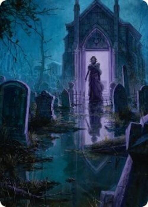 Swamp Art Card (23/54) [Foundations Art Series] MTG Single Magic: The Gathering  | Multizone: Comics And Games
