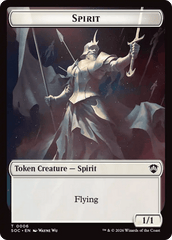 Spirit (0006) // Illusion Double-Sided Token [Secrets of Strixhaven Commander Tokens] MTG Single Magic: The Gathering  | Multizone: Comics And Games