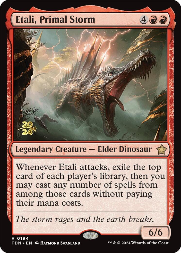 Etali, Primal Storm [Foundations Prerelease Promos] MTG Single Magic: The Gathering  | Multizone: Comics And Games