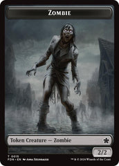 Zombie // Insect Doubled-Sided Token [Foundations Tokens] MTG Single Magic: The Gathering  | Multizone: Comics And Games