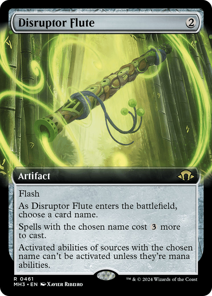 Disruptor Flute (Extended Art) [Modern Horizons 3] MTG Single Magic: The Gathering  | Multizone: Comics And Games