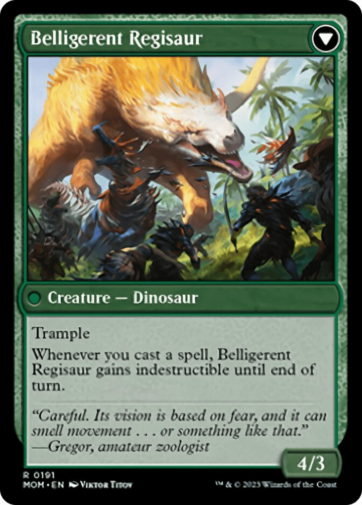 Invasion of Ixalan // Belligerent Regisaur [March of the Machine] MTG Single Magic: The Gathering  | Multizone: Comics And Games