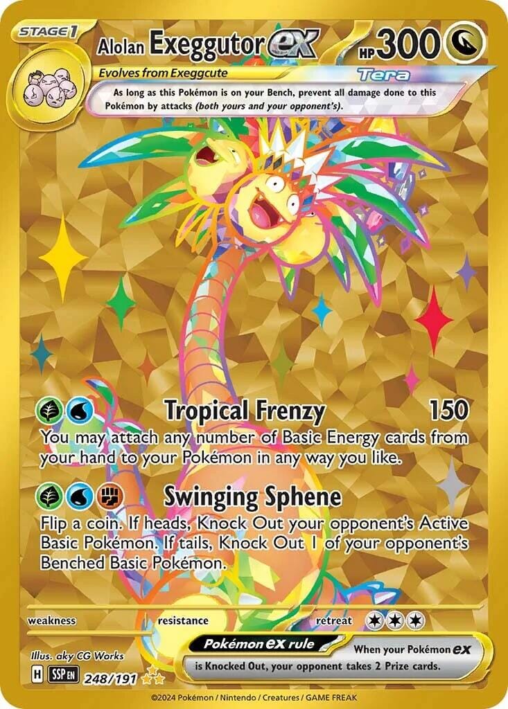 Alolan Exeggutor ex (248/191) [Scarlet & Violet: Surging Sparks] Pokemon Single Pokémon  | Multizone: Comics And Games