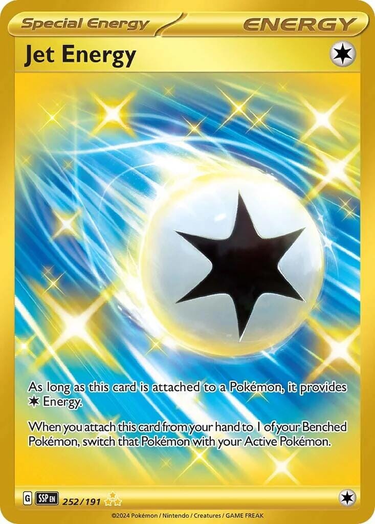 Jet Energy (252/191) [Scarlet & Violet: Surging Sparks] Pokemon Single Pokémon  | Multizone: Comics And Games
