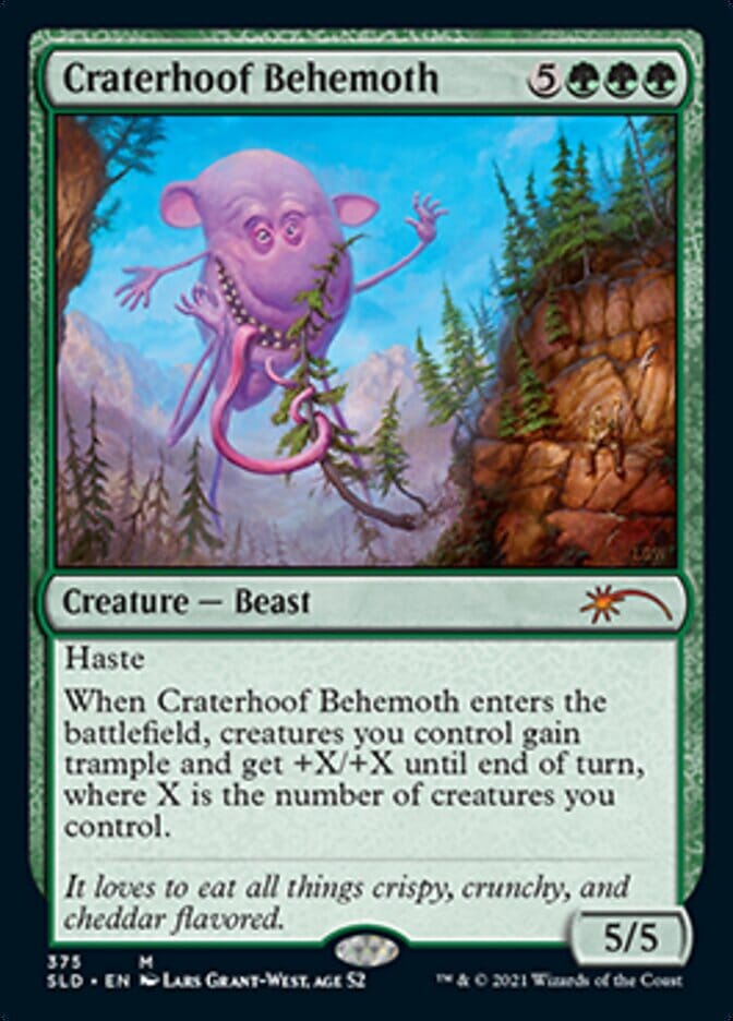Craterhoof Behemoth (375) [Secret Lair Drop Series] MTG Single Magic: The Gathering  | Multizone: Comics And Games