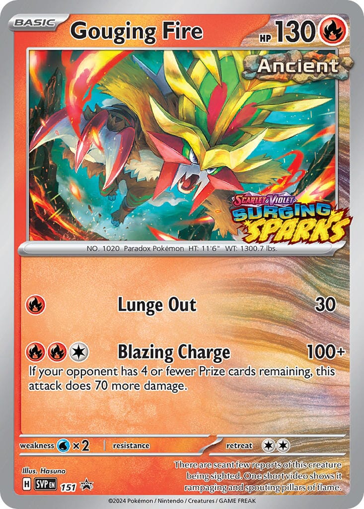 Gouging Fire (151) [Scarlet & Violet: Black Star Promos] Pokemon Single Pokémon  | Multizone: Comics And Games