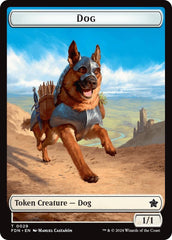 Dog // Beast (0032) Double-Sided Token [Foundations Tokens] MTG Single Magic: The Gathering  | Multizone: Comics And Games