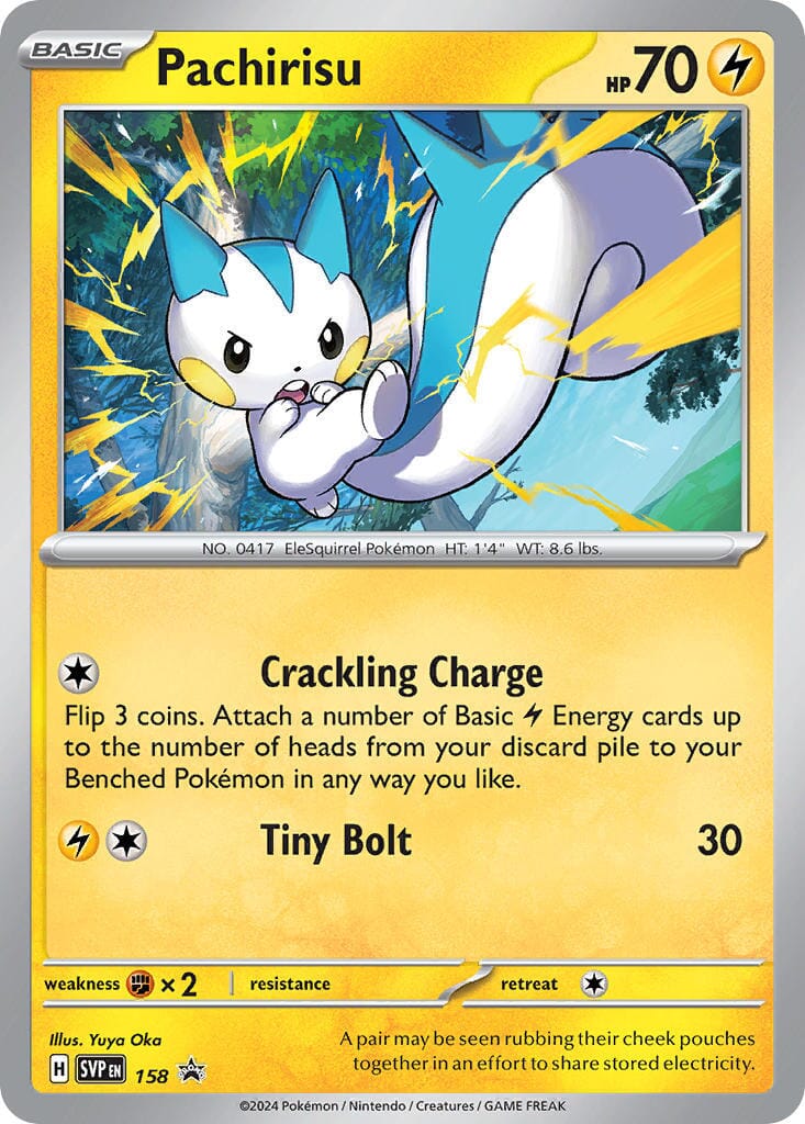 Pachirisu (158) [Scarlet & Violet: Black Star Promos] Pokemon Single Pokémon  | Multizone: Comics And Games