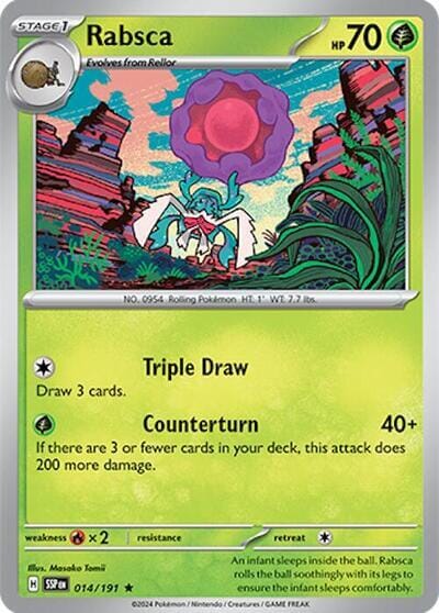 Rabsca (014/191) (Deck Exclusives) [Scarlet & Violet: Surging Sparks] Pokemon Single Pokémon  | Multizone: Comics And Games