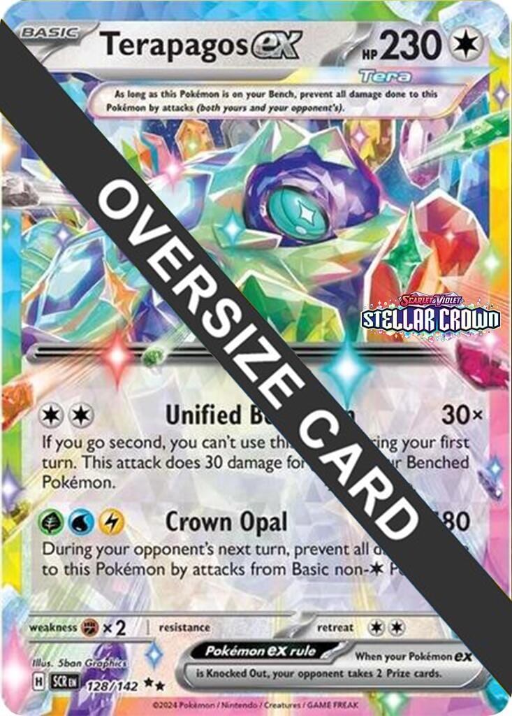 Terapagos ex (128/142) (Jumbo Card) [Scarlet & Violet: Black Star Promos] Pokemon Single Pokémon  | Multizone: Comics And Games