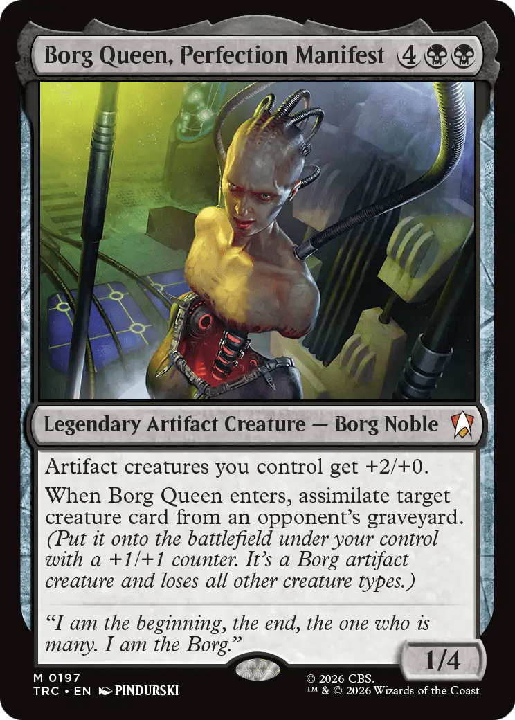 Borg Queen, Perfection Manifest [Star Trek Commander] MTG Single Magic: The Gathering  | Multizone: Comics And Games