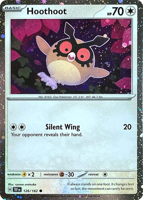 Hoothoot (126/162) (Cosmos Holo) [Scarlet & Violet: Black Star Promos] Pokemon Single Pokémon  | Multizone: Comics And Games