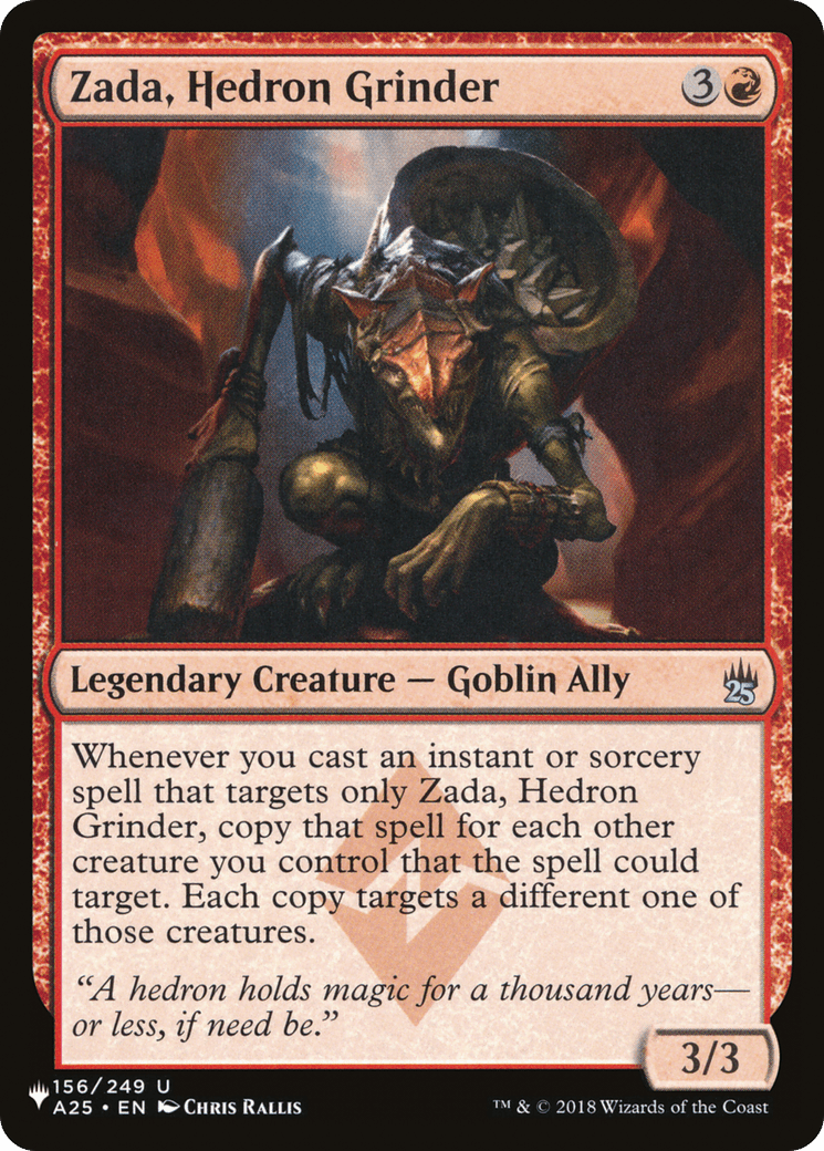 Zada, Hedron Grinder [The List] MTG Single Magic: The Gathering  | Multizone: Comics And Games