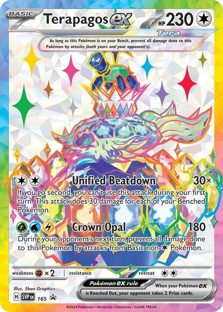 Terapagos ex (165) [Scarlet & Violet: Black Star Promos] Pokemon Single Pokémon  | Multizone: Comics And Games