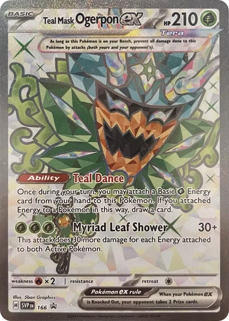 Teal Mask Ogerpon ex (166) [Scarlet & Violet: Black Star Promos] Pokemon Single Pokémon  | Multizone: Comics And Games