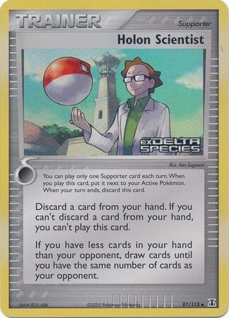 Holon Scientist (97/113) (Stamped) [EX: Delta Species] Pokemon Single Pokémon  | Multizone: Comics And Games